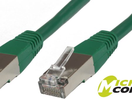 S FTP CAT6 0.25m Green PVCMicroConnect Fashion