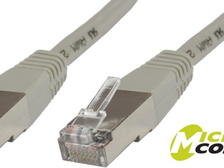 S FTP CAT6 0.25m Grey PVCMicroConnect on Sale