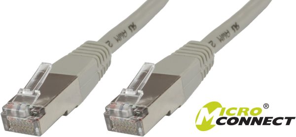 S FTP CAT6 0.25m Grey PVCMicroConnect on Sale