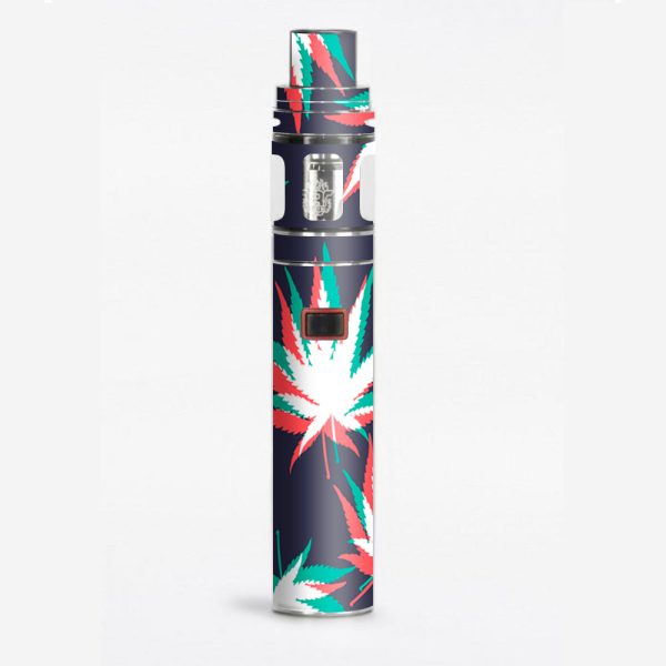 3D Holographic Week Pot Leaf Smok Stick X8 Skin Online now