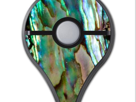 Abalone Sea Shell Gold Blues Beautiful Pokemon Go Plus Skin Online