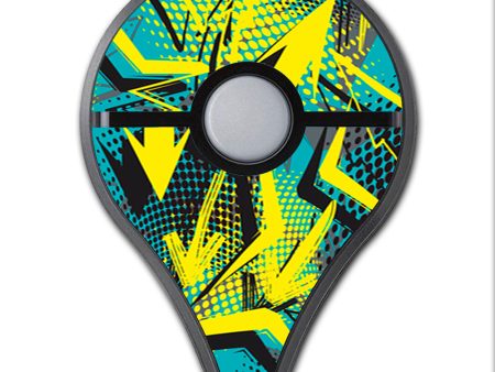 Yellow Blue Pop Art Arrows Pokemon Go Plus Skin Hot on Sale