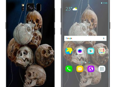 Hanging Skulls Samsung Galaxy S8 Plus Skin Discount