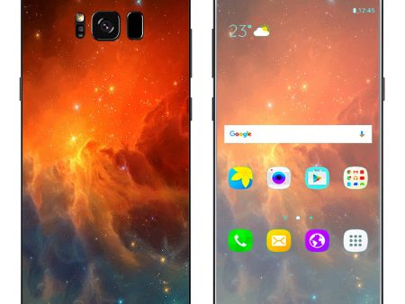 Space Clouds Nebula Samsung Galaxy S8 Plus Skin Online
