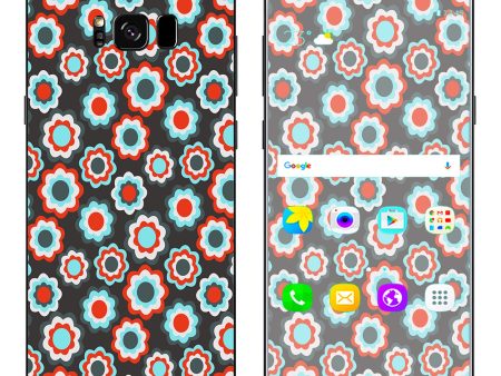 Retro Flowers Samsung Galaxy S8 Plus Skin Fashion