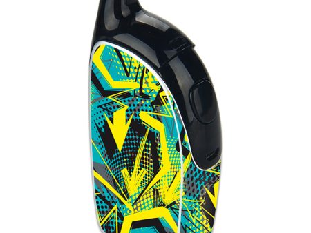 Yellow Blue Pop Art Arrows Joyetech Penguin Skin For Discount