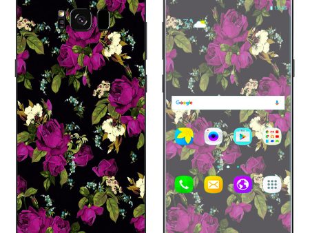 Rose Floral Trendy Samsung Galaxy S8 Plus Skin Supply