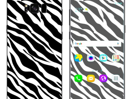 Zebra Pattern Samsung Galaxy S8 Plus Skin Discount