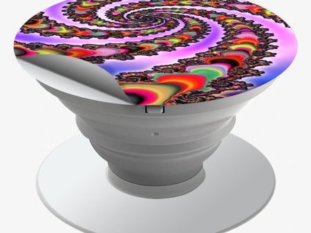 Trippy Swirl Popsocket Pop Socket Skin Supply