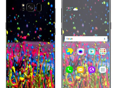 Splash Colorful Paint Samsung Galaxy S8 Plus Skin Sale