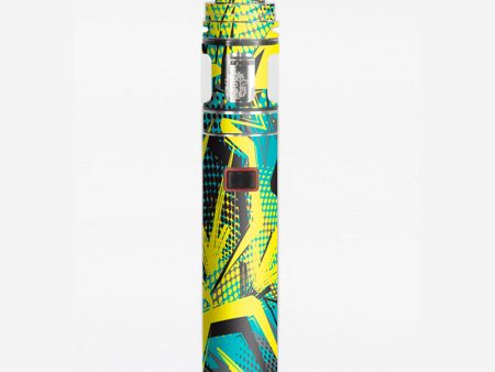 Yellow Blue Pop Art Arrows Smok Stick X8 Skin Fashion