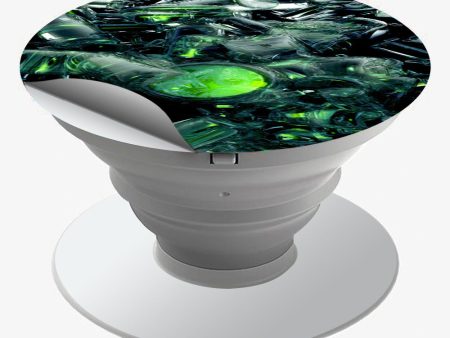 Trippy Glass 3D Green Popsocket Pop Socket Skin For Discount