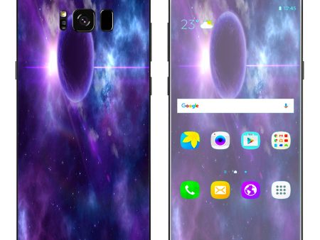 Purple Moon Galaxy Samsung Galaxy S8 Plus Skin on Sale