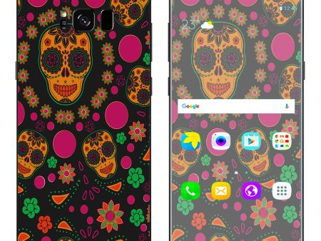 Dia De Los Skulls Samsung Galaxy S8 Plus Skin Online