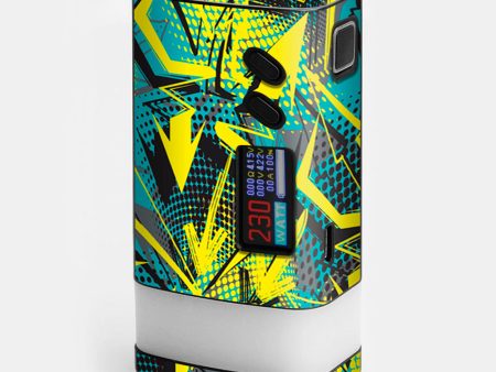 Yellow Blue Pop Art Arrows Sigelei Fuchai Glo 230w Skin Online