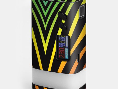 Zebra Stripe Rainbow Sigelei Fuchai Glo 230w Skin Online Sale