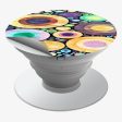 Abstract Circle Canvas  Popsocket Pop Socket Skin For Cheap